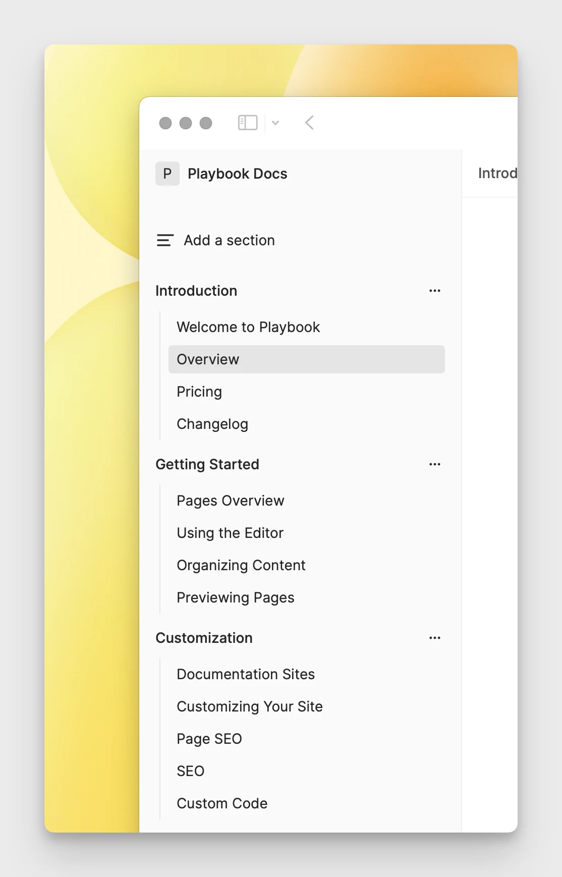 Organizing Content